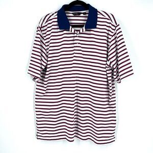 Walter Hagen Striped Polo Shirt Large golf‎
